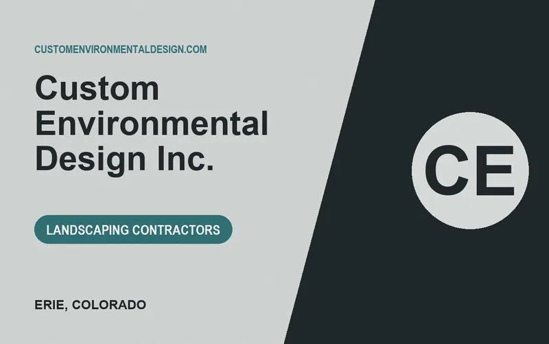 Custom Environmental Design Inc. in Erie, Colorado