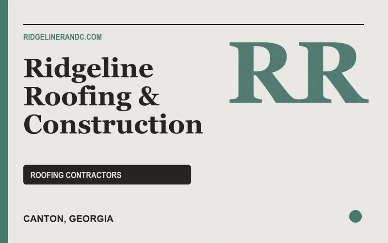 Ridgeline Roofing & Construction in Canton, Georgia