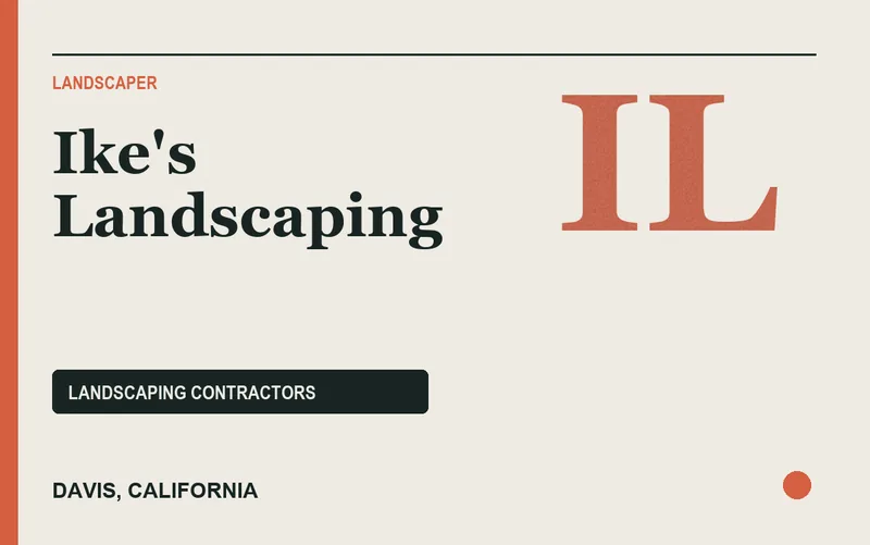 Ike's Landscaping in Davis, California