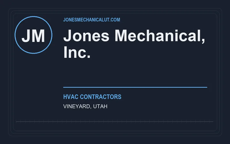 Jones Mechanical, Inc. in Vineyard, Utah