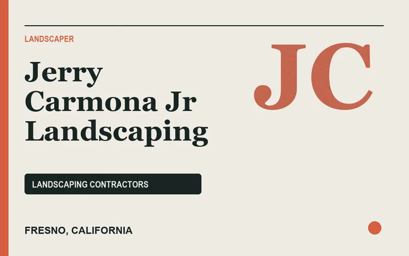 Jerry Carmona Jr Landscaping in Fresno, California