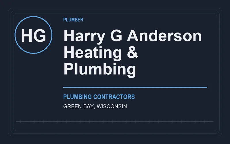 Harry G Anderson Heating & Plumbing in Green Bay, Wisconsin