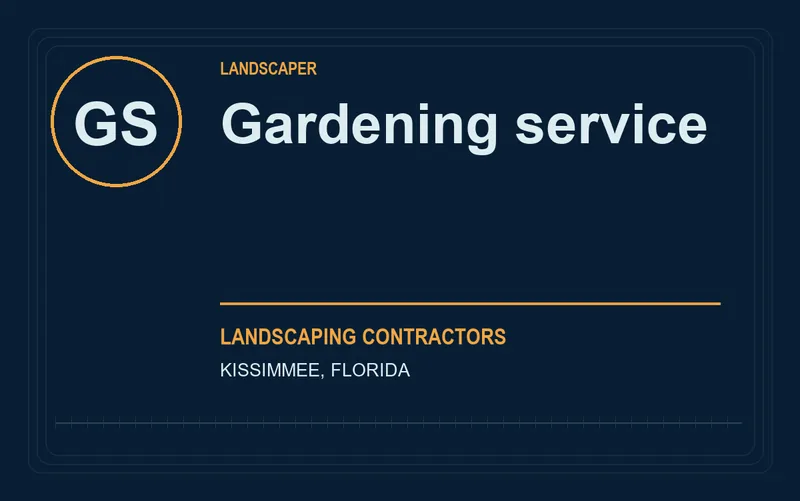 Gardening service in Kissimmee, Florida