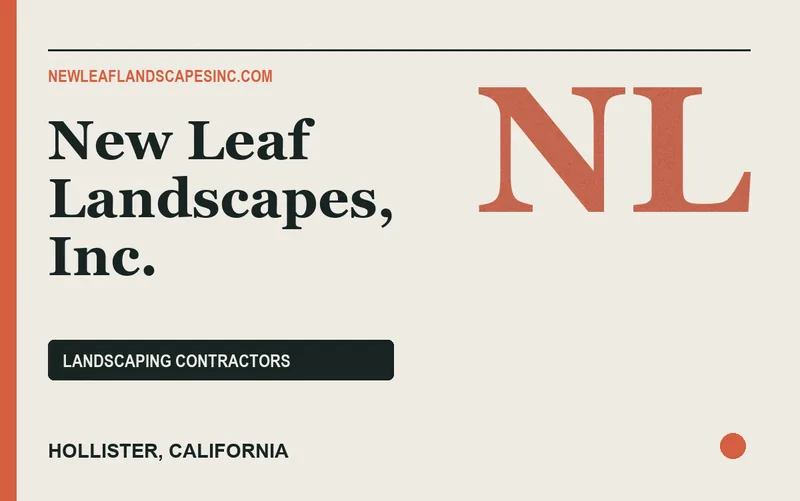 New Leaf Landscapes, Inc. in Hollister, California