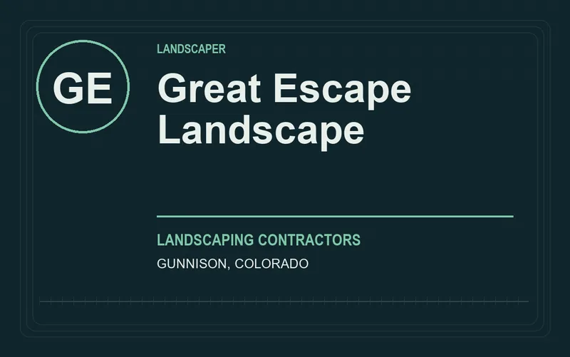 Great Escape Landscape in Gunnison, Colorado
