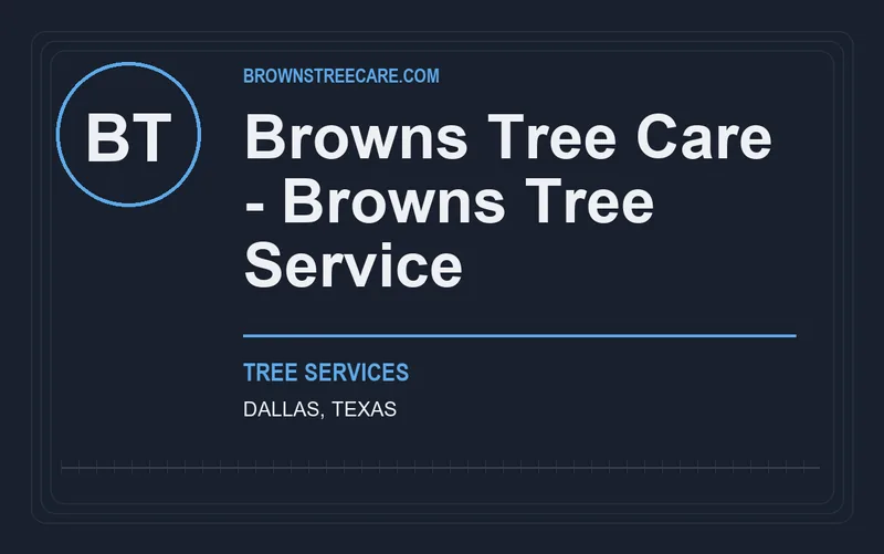 Browns Tree Care - Browns Tree Service in Dallas, Texas