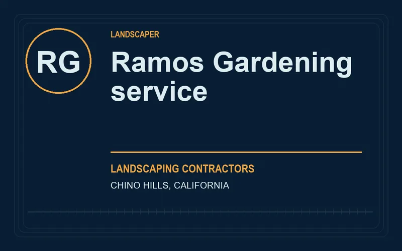 Ramos Gardening service in Chino Hills, California