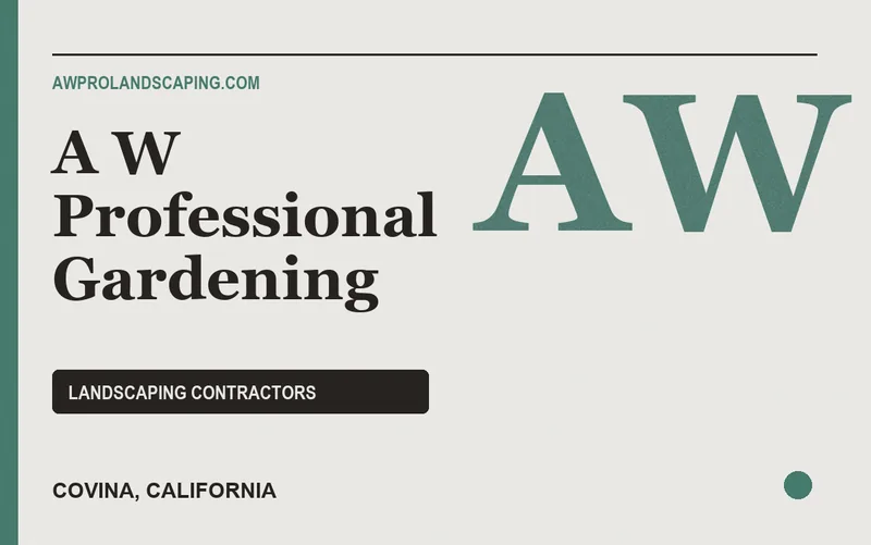 A W Professional Gardening in Covina, California
