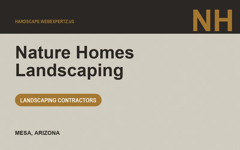 Nature Homes Landscaping in Mesa, Arizona