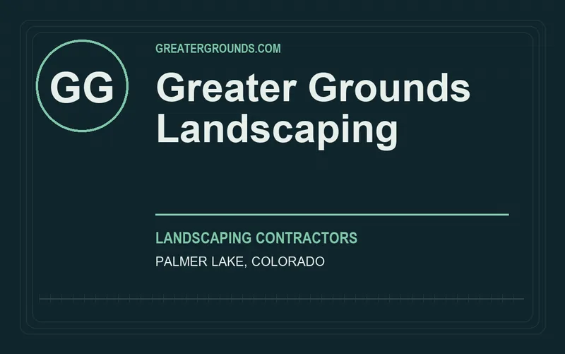 Greater Grounds Landscaping in Palmer Lake, Colorado