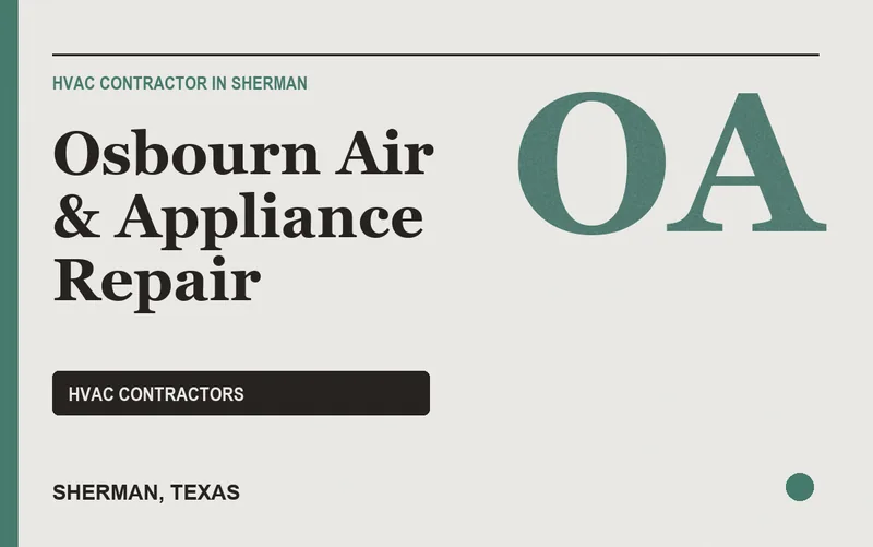 Osbourn Air & Appliance Repair in Sherman, Texas