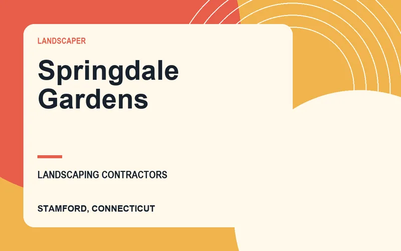 Springdale Gardens in Stamford, Connecticut