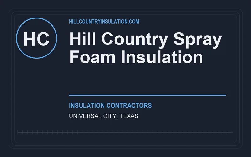 Hill Country Spray Foam Insulation in Universal City, Texas