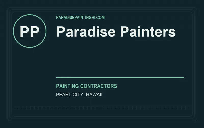 Paradise Painters in Pearl City, Hawaii