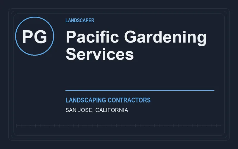 Pacific Gardening Services in San Jose, California
