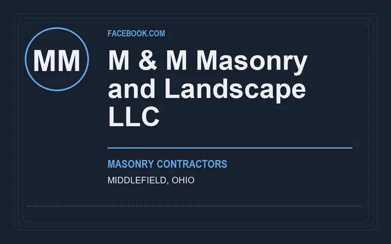 M & M Masonry and Landscape LLC in Middlefield, Ohio