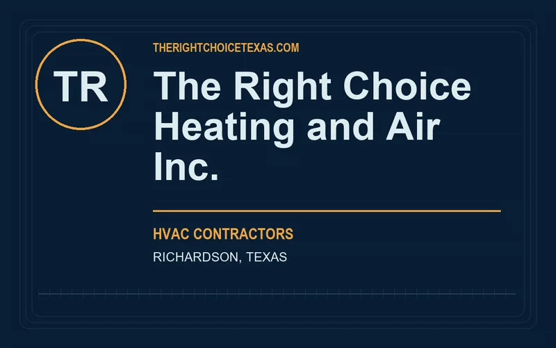 The Right Choice Heating and Air Inc. in Richardson, Texas