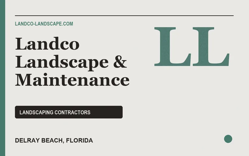 Landco Landscape & Maintenance in Delray Beach, Florida