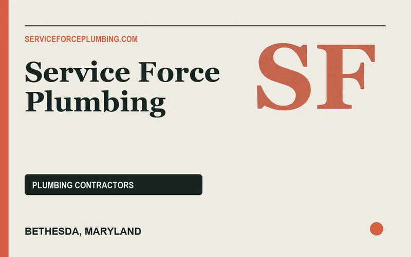 Service Force Plumbing in Bethesda, Maryland