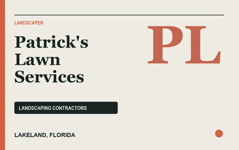 Patrick's Lawn Services in Lakeland, Florida