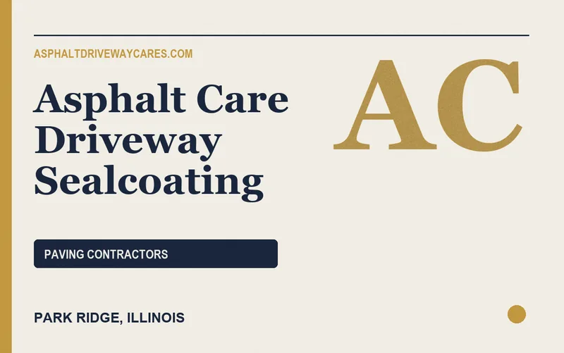 Asphalt Care Driveway Sealcoating in Park Ridge, Illinois