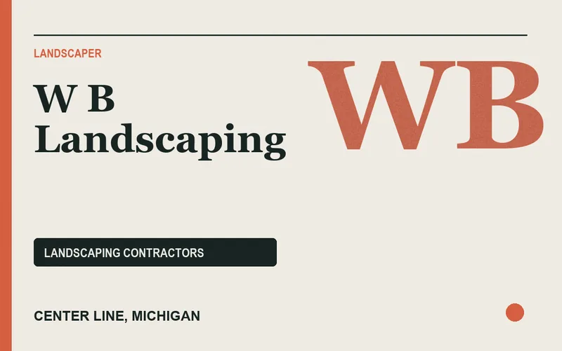 W B Landscaping in Center Line, Michigan