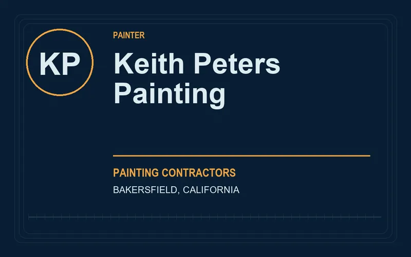 Keith Peters Painting in Bakersfield, California