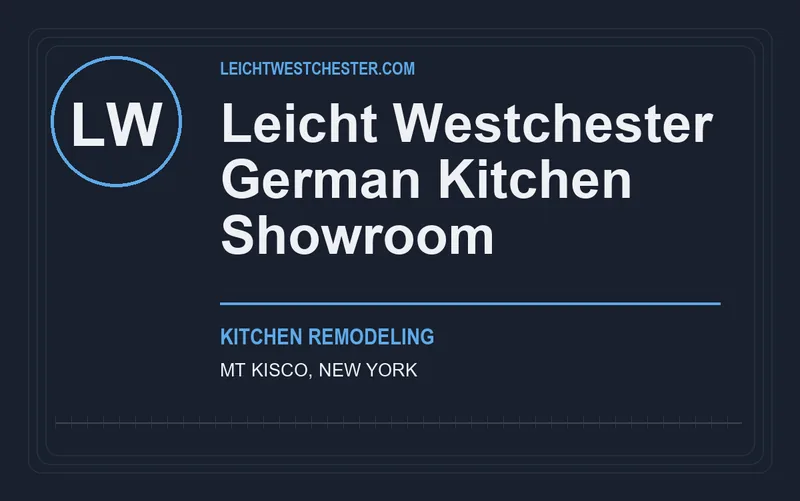 Leicht Westchester German Kitchen Showroom in Mt Kisco, New York