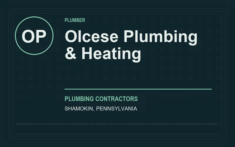 Olcese Plumbing & Heating in Shamokin, Pennsylvania