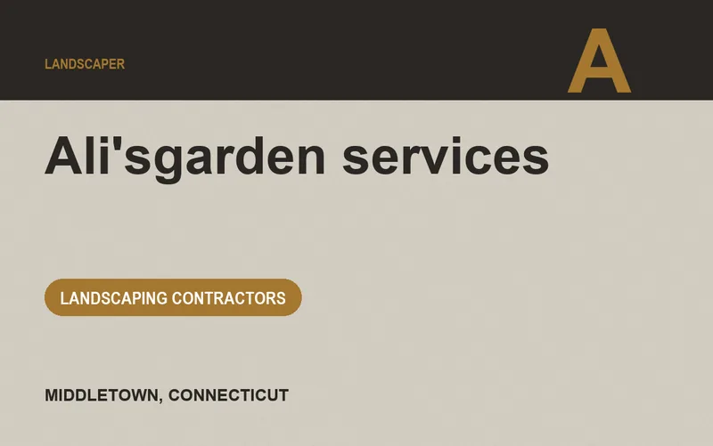 Ali'sgarden services in Middletown, Connecticut