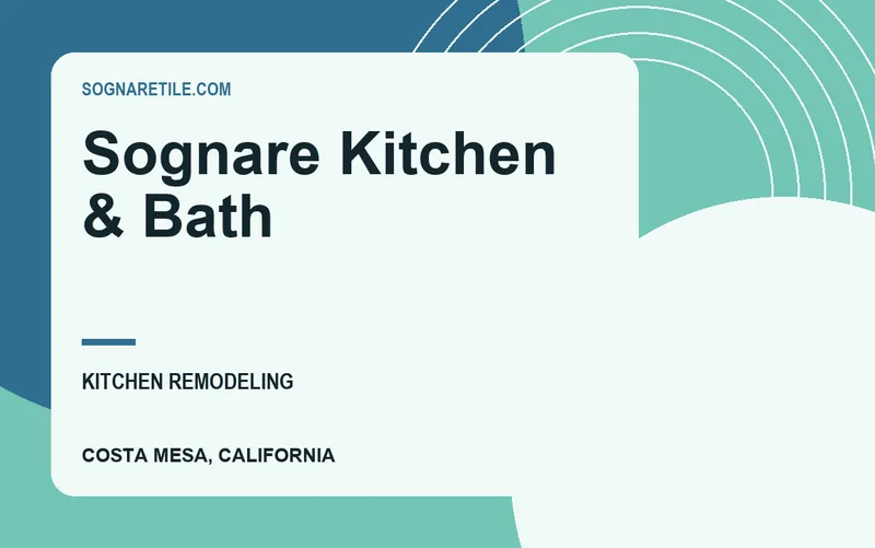 Sognare Kitchen & Bath in Costa Mesa, California