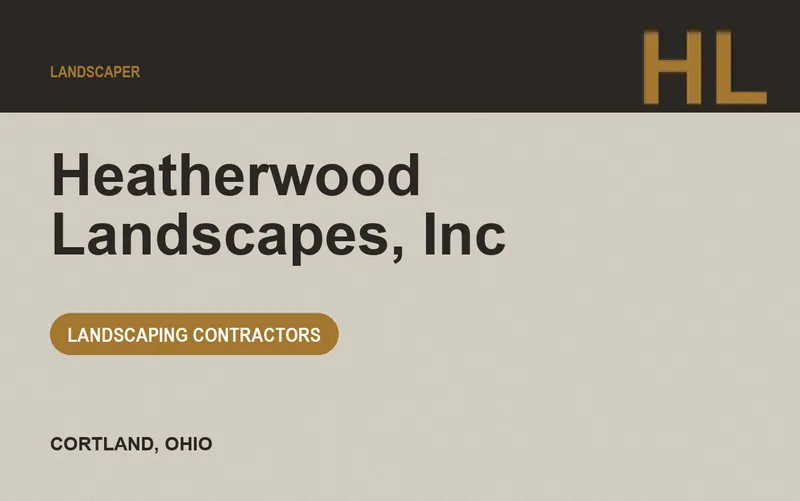 Heatherwood Landscapes, Inc in Cortland, Ohio