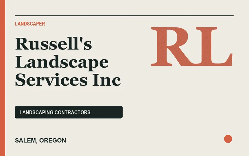 Russell's Landscape Services Inc in Salem, Oregon