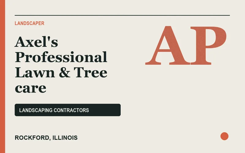 Axel's Professional Lawn & Tree care in Rockford, Illinois