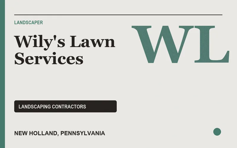 Wily's Lawn Services in New Holland, Pennsylvania