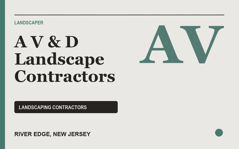 A V & D Landscape Contractors in River Edge, New Jersey