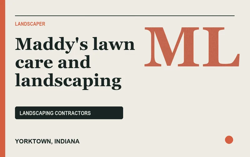 Maddy's lawn care and landscaping in Yorktown, Indiana