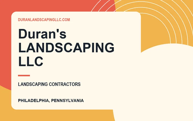 Duran's LANDSCAPING LLC in Philadelphia, Pennsylvania