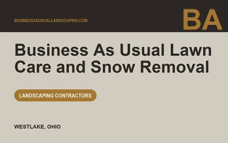 Business As Usual Lawn Care and Snow Removal in Westlake, Ohio