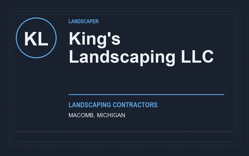 King's Landscaping LLC in Macomb, Michigan