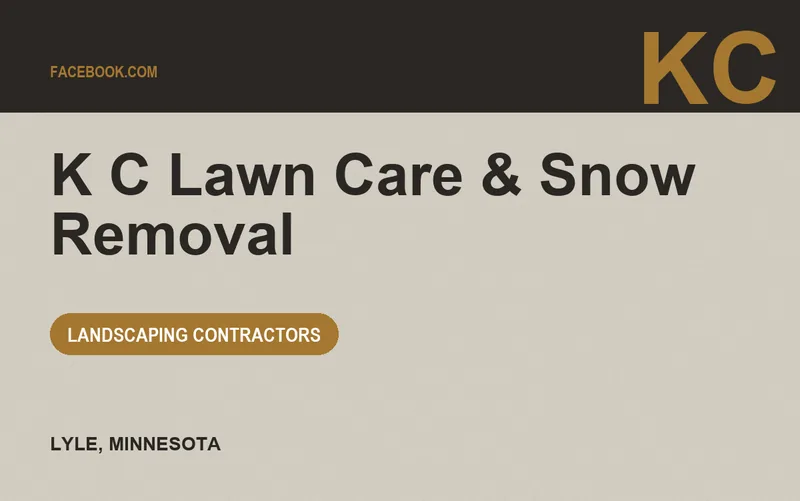K C Lawn Care & Snow Removal in Lyle, Minnesota