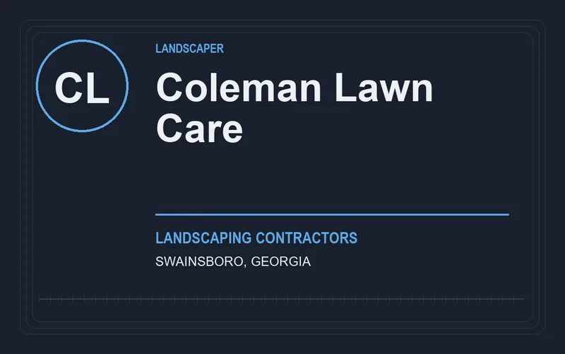 Coleman Lawn Care in Swainsboro, Georgia