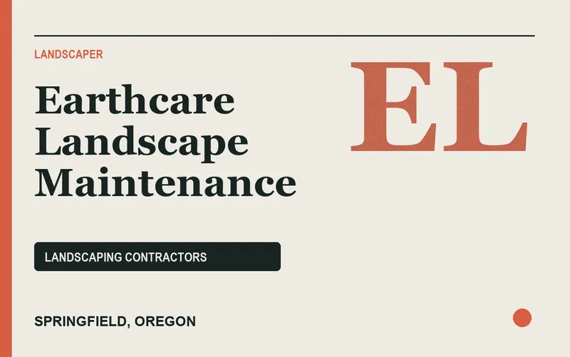 Earthcare Landscape Maintenance in Springfield, Oregon