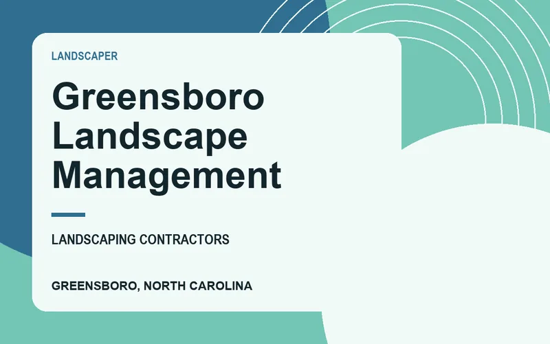 Greensboro Landscape Management in Greensboro, North Carolina