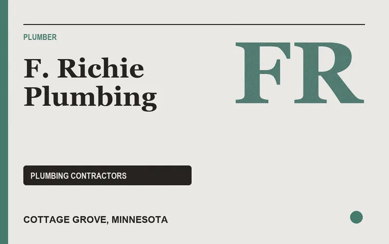 F. Richie Plumbing in Cottage Grove, Minnesota