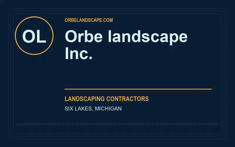 Orbe landscape Inc. in Six Lakes, Michigan