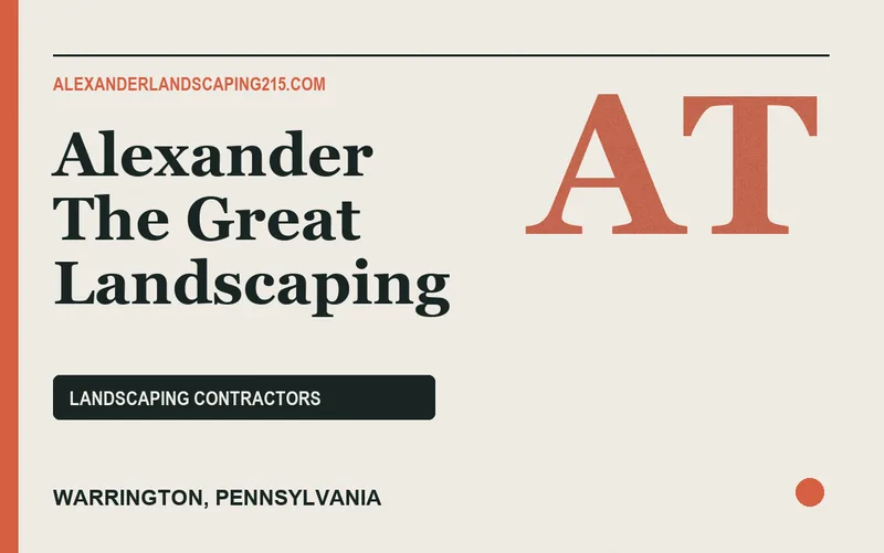 Alexander The Great Landscaping in Warrington, Pennsylvania