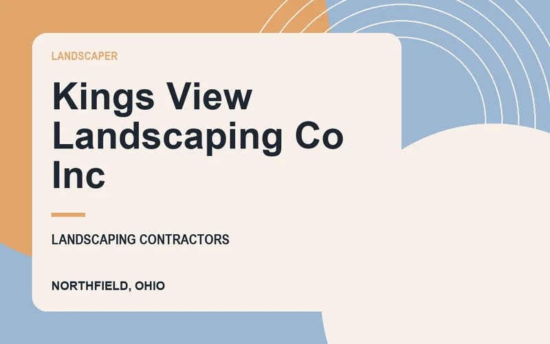 Kings View Landscaping Co Inc in Northfield, Ohio