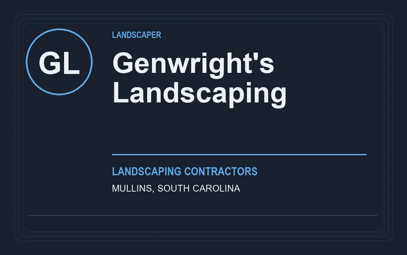 Genwright's Landscaping in Mullins, South Carolina