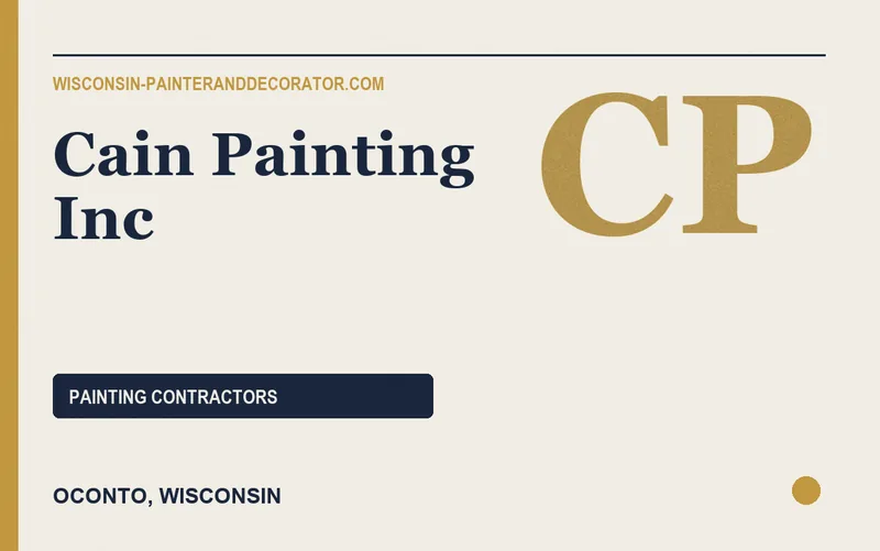 Cain Painting Inc in Oconto, Wisconsin